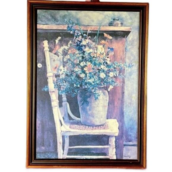 Parton Wilson “Morning Arrangement” Print Signed and Framed (No Glass) - Picture 1 of 16